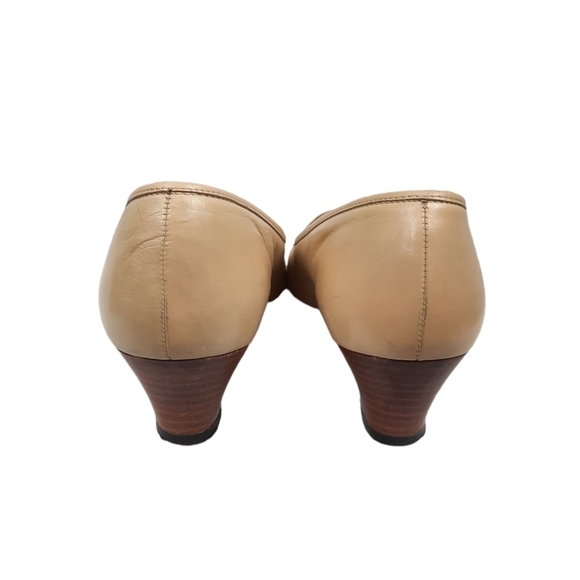 Salvatore Ferragamo Boutique‎ Tassled Loafer Pump Shoe Cream White Size 8 - Picture 6 of 11